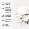 Alpha GPC Powder Alpha-Phosphorylcholine Choline Supplement Unflavored, Fine Powder for Smooth Mixing Non-GMO Vegan Additive-Free Gluten-Free, 150g (5.3 oz) view 3