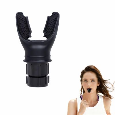 Adjustable Resistance Portable Lung Breathing Trainer | Premium Food-Grade Silicone Breath Exercise Device for Athletes, Runners & Home Fitness | Improve Respiratory Endurance & Core Strength