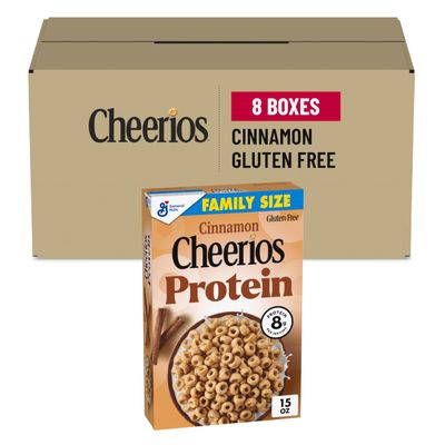 Cheerios Protein Cinnamon, 15 oz (Pack of 8)