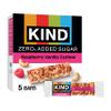 KIND ZEROg Added Sugar Keto Snack Bars, Low Sugar, Gluten Free, Raspberry Vanilla Chashew, 5 Count view 1