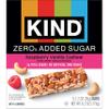 KIND ZEROg Added Sugar Keto Snack Bars, Low Sugar, Gluten Free, Raspberry Vanilla Chashew, 5 Count view 2