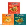 A-Sha The Signature Noodles Collection (3 Flavors, 12 Packs) | 11g+ of Protein | Premium Air Dried Never Fried Noodles view 1