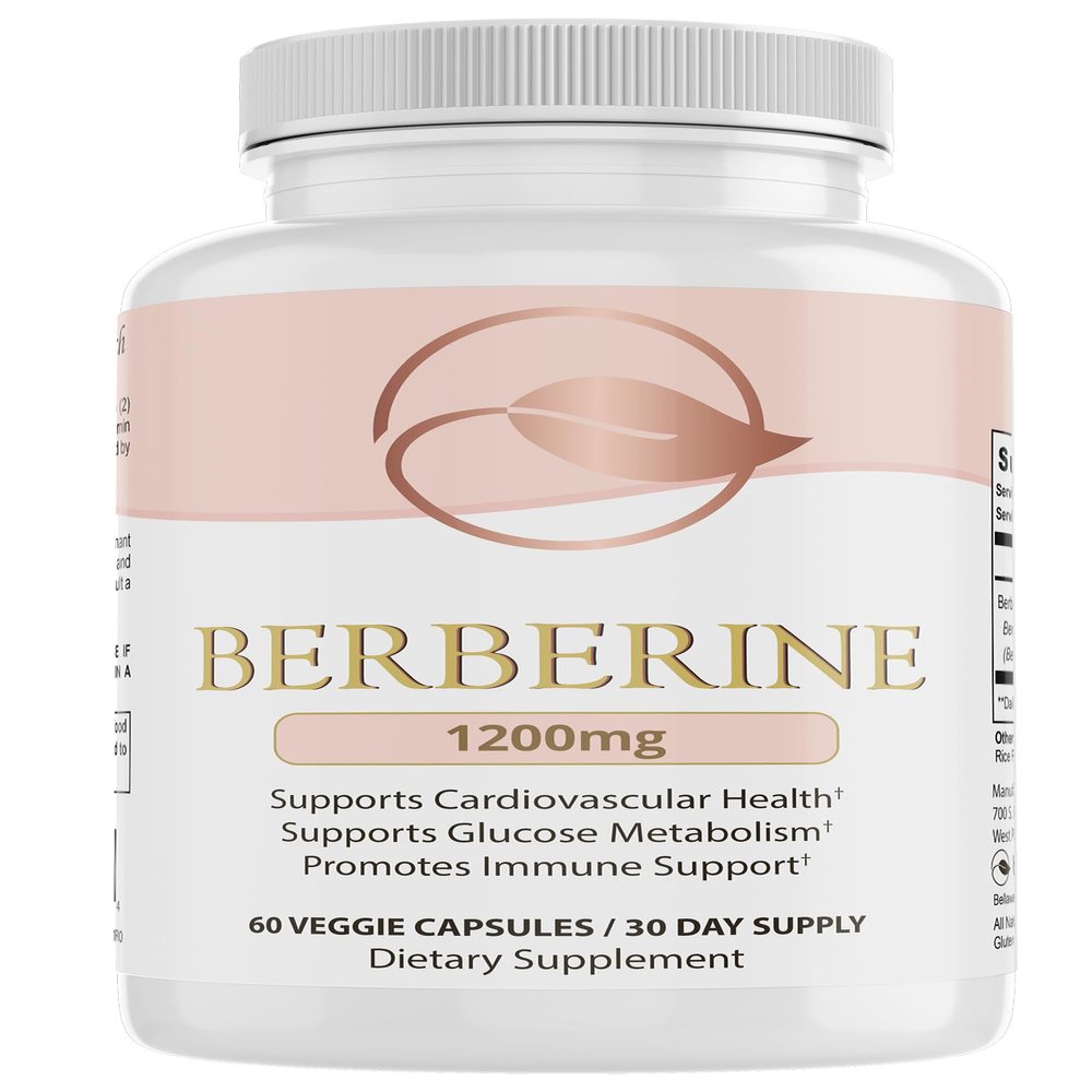 BELLAWELL Berberine 1200mg Advanced Metabolic & Digestive Support Health | 60 Capsules