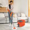 Macromax Force Spin Mop and Bucket Set with 9 Refills Pedal-Activated Wringer System 360 Microfiber Mop for Floor Cleaning Ergonomic Handle Wet or Dry Use Hardwood, Tile & Laminate view 2