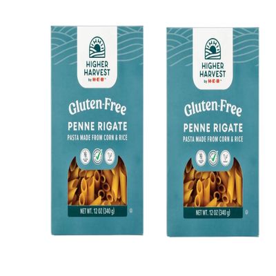 Higher Harvest by HEB Gluten Free Pasta - 2 pack (Penne Rigate 12oz)