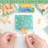 200 Pcs Easter Cookie Bags - 4" x 4" Self-Sealing Easter Cellophane Treat Bags, 4 Adorable Designs Small Clear Plastic Candy Bags for Spring Party Favors, Mini Goodie Bags for Egg Fillers & Snacks view 3
