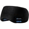 Vestamore 3D Wireless Sleep Headphones, Eye Mask with Stereo Sound, 10 Hours Playtime, Perfect Light Blocking in Black view 1