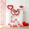 12 Pcs Transparent Balloon Boxes Clear Balloon Boxes with 99 Letters for Baby Shower Gender Reveal Grad Birthday Party Bridal Wedding Anniversary Backdrop Decoration (White) view 4