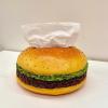 Hamburger Designs Paper Storage Box Stylish Living Room Accent Sturdy Materials Home Decoration Tissue Case view 2