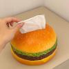 Hamburger Designs Paper Storage Box Stylish Living Room Accent Sturdy Materials Home Decoration Tissue Case view 4