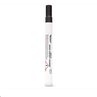 801C-P, Super Contact Cleaner Pen w/Polyphenylether,0.35 oz (10 mL),Light Yellow