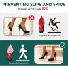 Shoe Sole Bottom Protector Grips - Welnove 6 Pcs Non Slip Shoe Bottom Protector for Women High Heels - Self-Adhesive Sole Guard Anti-Slip Pads for Men Boots - Silicone Shoe Sole Covers (Clear) view 2