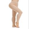 KEKING Medical Compression Pantyhose for Women & Men, Comfort 20-30 mmHg Graduated Compression Support Stockings, Footless Compression Tights for Varicose Veins, Edema, Flight, Beige L view 2