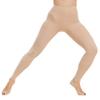 KEKING Medical Compression Pantyhose for Women & Men, Comfort 20-30 mmHg Graduated Compression Support Stockings, Footless Compression Tights for Varicose Veins, Edema, Flight, Beige L view 3