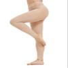 KEKING Medical Compression Pantyhose for Women & Men, Comfort 20-30 mmHg Graduated Compression Support Stockings, Footless Compression Tights for Varicose Veins, Edema, Flight, Beige L view 4