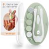 Baby Uma LED Baby Nail Trimmer Electric - Auto-Safety Stop Baby Nail Clippers, Bi-Directional Electric Baby Nail File with 2 Speeds & 6 Filing Discs, Newborn Essentials (+ Travel Case) view 1