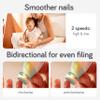 Baby Uma LED Baby Nail Trimmer Electric - Auto-Safety Stop Baby Nail Clippers, Bi-Directional Electric Baby Nail File with 2 Speeds & 6 Filing Discs, Newborn Essentials (+ Travel Case) view 4