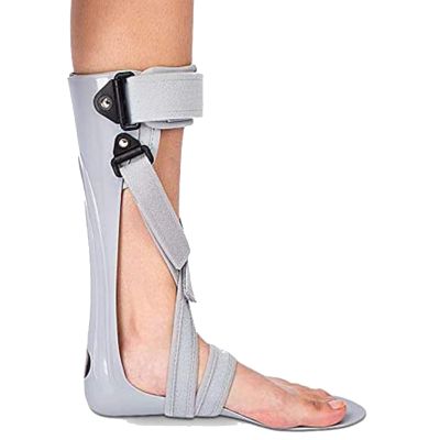 RJYYYDS Drop Foot Orthosis Support, Ankle Joint Fixation Brace, Ankle Orthosis Splint Support, Can Be Worn with Shoes, for Improved Walking Gait,Left-M