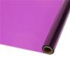 Anenog 2 Roll Cellophane Wrap Roll 40CMx30M Cellophane Wrap Roll Colorful Waterproof Cellophane Wrapping Paper For Festive Gift Box Packaging Heavy-duty Diy(Purple) view 1