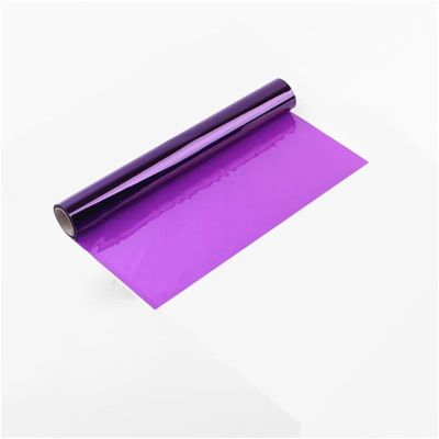 Anenog Cellophane Wrap Roll Colorful Transparent Cellophane Roll Film Gift Bags For Christmas Candy Flower Wrapping Valentine's Day Packaging Bags(PURPLE)