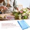 Anenog 15 Sheets Gift Wrapping Paper Colorful Cellophane Sheets Fresh Flower Bouquet Wrap for Birthday Festival Gift Packaging Supplies view 2