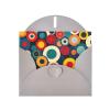 WXXWXD Colorful polka dots Printed Gray Greeting Cards - with Envelopes, 6x4 inches, suitable for holiday parties, birthdays, weddings and events view 1