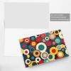 WXXWXD Colorful polka dots Printed Gray Greeting Cards - with Envelopes, 6x4 inches, suitable for holiday parties, birthdays, weddings and events view 4