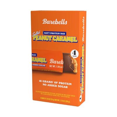 Barebels Soft Protein Bars - Salted Peanut Caramel - 7.76oz/4pk