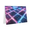 WXXWXD glow grid Printed White Greeting Cards - with Envelopes, 6x4 inches, suitable for holiday parties, birthdays, weddings and events view 2