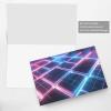 WXXWXD glow grid Printed White Greeting Cards - with Envelopes, 6x4 inches, suitable for holiday parties, birthdays, weddings and events view 4