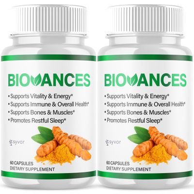 (2 Pack) Biovances Capsules, Official Biovances Pills with All Natural Ingredients, Advanced Formula for Optimal Health & Overall Wellness Support with Premium Vitamins for Women & Men (120 Capsules)