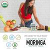 Planet Source Moringa Leaf Powder, Organic & Raw Superfood, 8 Oz., Vitamin & Supplements view 2