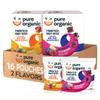 Pure Organic Twisted Fruit Bites, Kids Snacks, Fruit Snacks, Variety Pack (16 Pouches) view 1