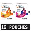 Pure Organic Twisted Fruit Bites, Kids Snacks, Fruit Snacks, Variety Pack (16 Pouches) view 2