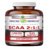 Amazing Formulas BCAA 2:1:1 1000 Mg Per Serving | Capsules | Branched Chain Amino Acids Supplement | Non-GMO | Gluten-Free | Made in USA (250 Count, Pack of 1) view 1