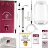 21 Piece Deluxe Mead Making Kit - Reusable Make Your Own Mead Kit - Yields 1 Gallon of Mead | Beer Wine Fruit Wine Kombucha Compatibility view 1
