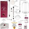 21 Piece Deluxe Mead Making Kit - Reusable Make Your Own Mead Kit - Yields 1 Gallon of Mead | Beer Wine Fruit Wine Kombucha Compatibility view 2