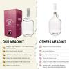 21 Piece Deluxe Mead Making Kit - Reusable Make Your Own Mead Kit - Yields 1 Gallon of Mead | Beer Wine Fruit Wine Kombucha Compatibility view 3