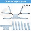 7 PCS Satin CPAP Strap Covers, Comfortable CPAP Mask Strap Covers (Sky Blue) view 2
