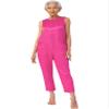 vastwit Women Unisex Physiotherapy Long-Term Bedridden Patients Acupuncture Sleepwear Bedroom Dementia Clothes Hot Pink Large view 1