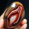 PPOZYLPC 1pc 150-200g Polished Silk Banded Lace Agate Crystal Madagascar view 4