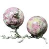 PPOZYLPC 1pc 200-300g Plum Agate Crystal Quartz Ball Hand-Polished And Polished Suitable For Home And Office Decoration view 1