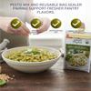4x Simply Organic Pesto Sauce Mix Sweet Basil (0.53 OZ) Bundle with Plastic Bag Clip for Sauce Preparation and Pantry Storage Gift Set (5 Items) view 4