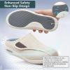 Wide Width Diabetic Shoes, Edema Slippers with Adjustable Strap, Lightweight Walking Shoes, Ideal for Diabetes, Swollen Feet, Plantar Fasciitis, and Foot Pain Relief view 3