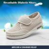 Extra Wide Air Cushion Shoes, Lightweight Diabetic Sneakers with Adjustable Closures, Easy On/Off Walking Shoes for Elderly, Comfortable Footwear for Swollen Feet Blue view 2