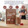 BBfL Whey Protein Cocoa Cream Packet 38.5 g Bundle with Assorted Plastic Flexible Drinking Straws Chocolate Protein Powder with ACV, Prebiotics, and Enzymes for Gut Support Gift Set (2 Items) view 4