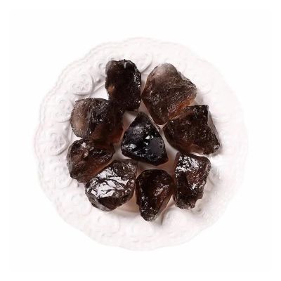 PPOZYLPC 195-205g 1bag Smoky Quartz Raw Stone Mine Tea Crystal Rock Gem