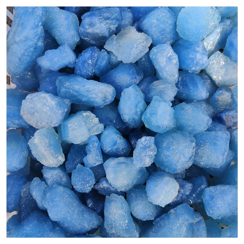 PPOZYLPC 1pcs 81-95g Crystal Aquamarine Rough Stone Home Decoration