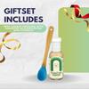 Dressing Ap Miso Caesar, 8 OZ Bundle with Silicone/Wood Mini Utensil Caesar Salad Kit Creamy Miso-Infused Dressing for Salads, Marinades, and Dips Gift Set (2 Items) view 2