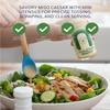 Dressing Ap Miso Caesar, 8 OZ Bundle with Silicone/Wood Mini Utensil Caesar Salad Kit Creamy Miso-Infused Dressing for Salads, Marinades, and Dips Gift Set (2 Items) view 3